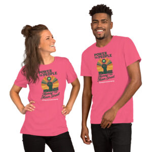 Power to People - Money to Main Street/Pink - Unisex t-shirt